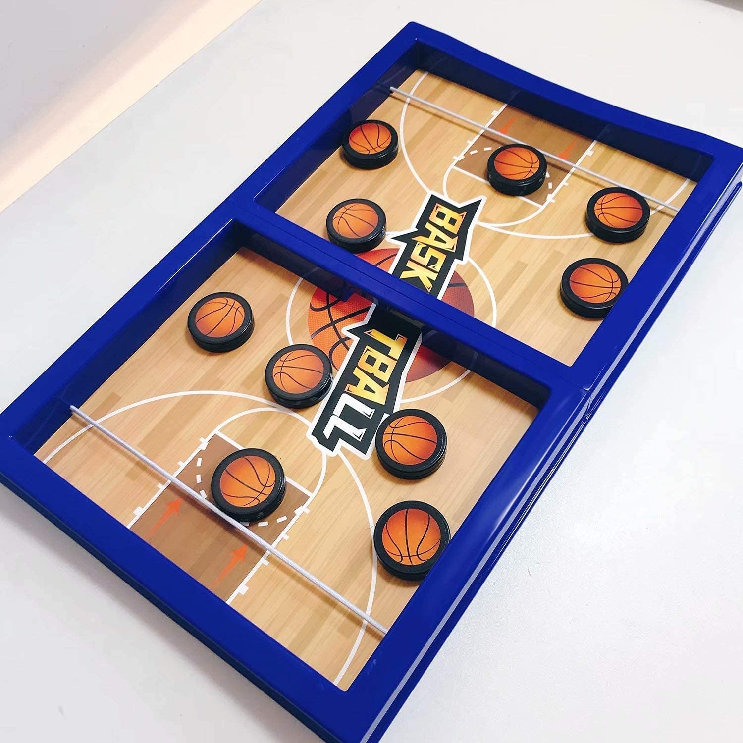 Fast Sling Basketball Puck Game Paced Table Desktop Battle Ice Hockey Game for Adults and Kids Parent-Child Winner Board Games Interactive Toy, Desktop Table Game Fast Sling Basketball Puck Game Paced Table Desktop Battle Ice Hockey Game for Adults and Kids Parent-Child Winner Board Games Interactive Toy, Desktop Table Game